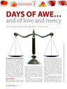 Preview of Days of Awe...and love and mercy