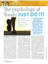 Preview of The Psychology of Torah - Just Do It!