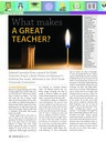 Preview of What Makes a Great Teacher